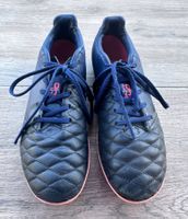 Fussballschuhe Leder  "Kipsta Agility S40“  blau/orange