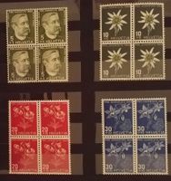 1944, Pro Juventute im 4-Block postfrisch