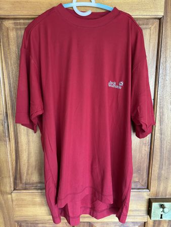 Jack Wolfskin Funktions-T-Shirt Herren Gr. XXL rot