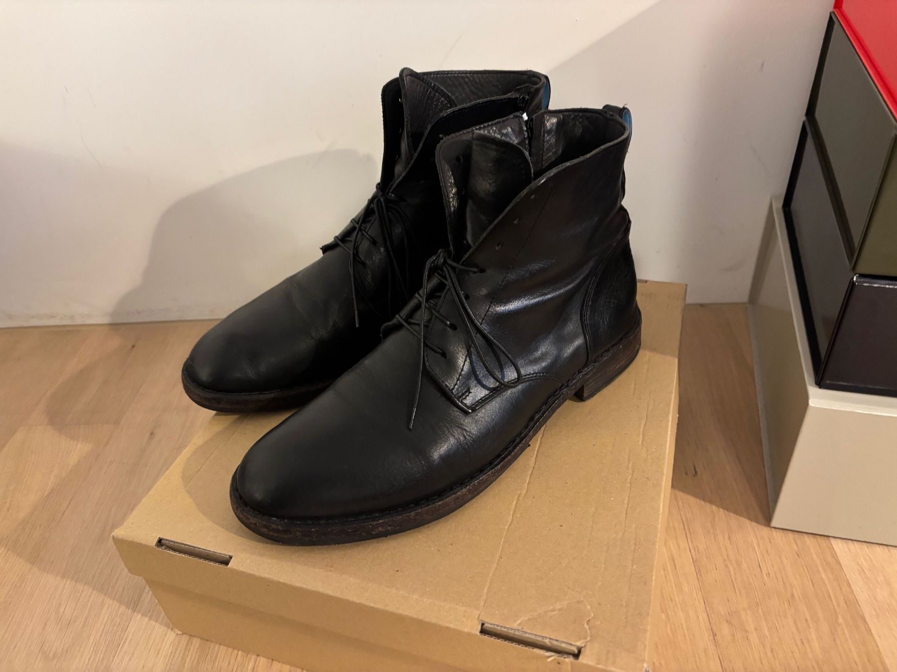 Moma Herrenschuhe: Moma Leder-Stiefel Men – Gebraucht aus Zollikon von halbkarat 1