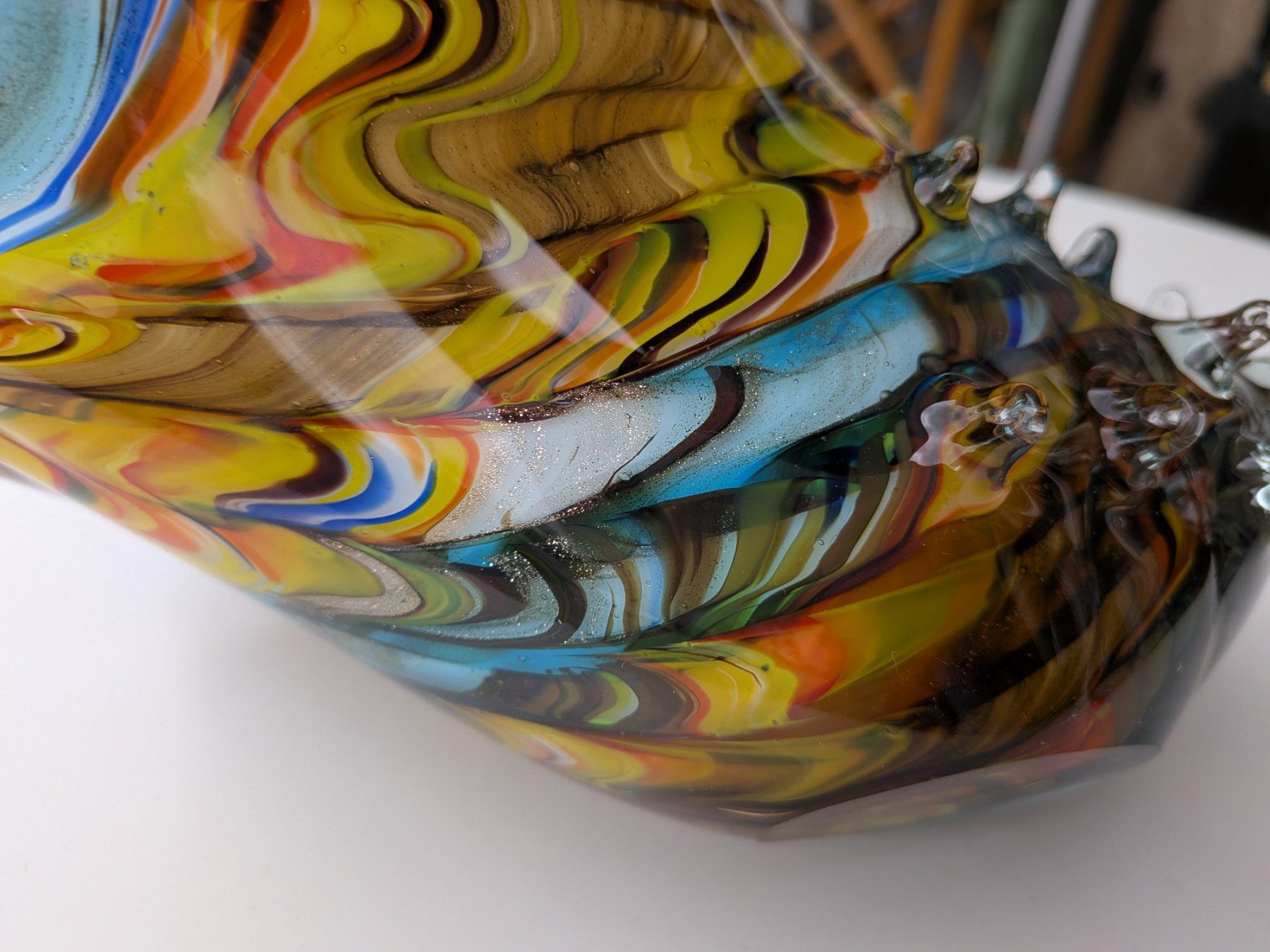 Murano Ciotole: Murano Muschelvase oder Schale – Usato da Emmen venduto da magelan 6