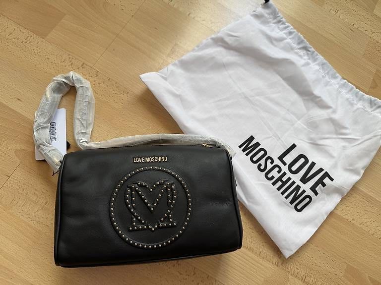 Moschino Borse da donna: Love Moschino LITTLE STUDS - Handtasche - nero – Nuovo e nell'imballaggio originale da Thun venduto da AnniK85 2