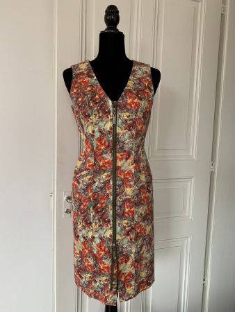 EVA&CLAUDI: Neu/ungetragen-lässig buntes Sommer-Kleid, 38