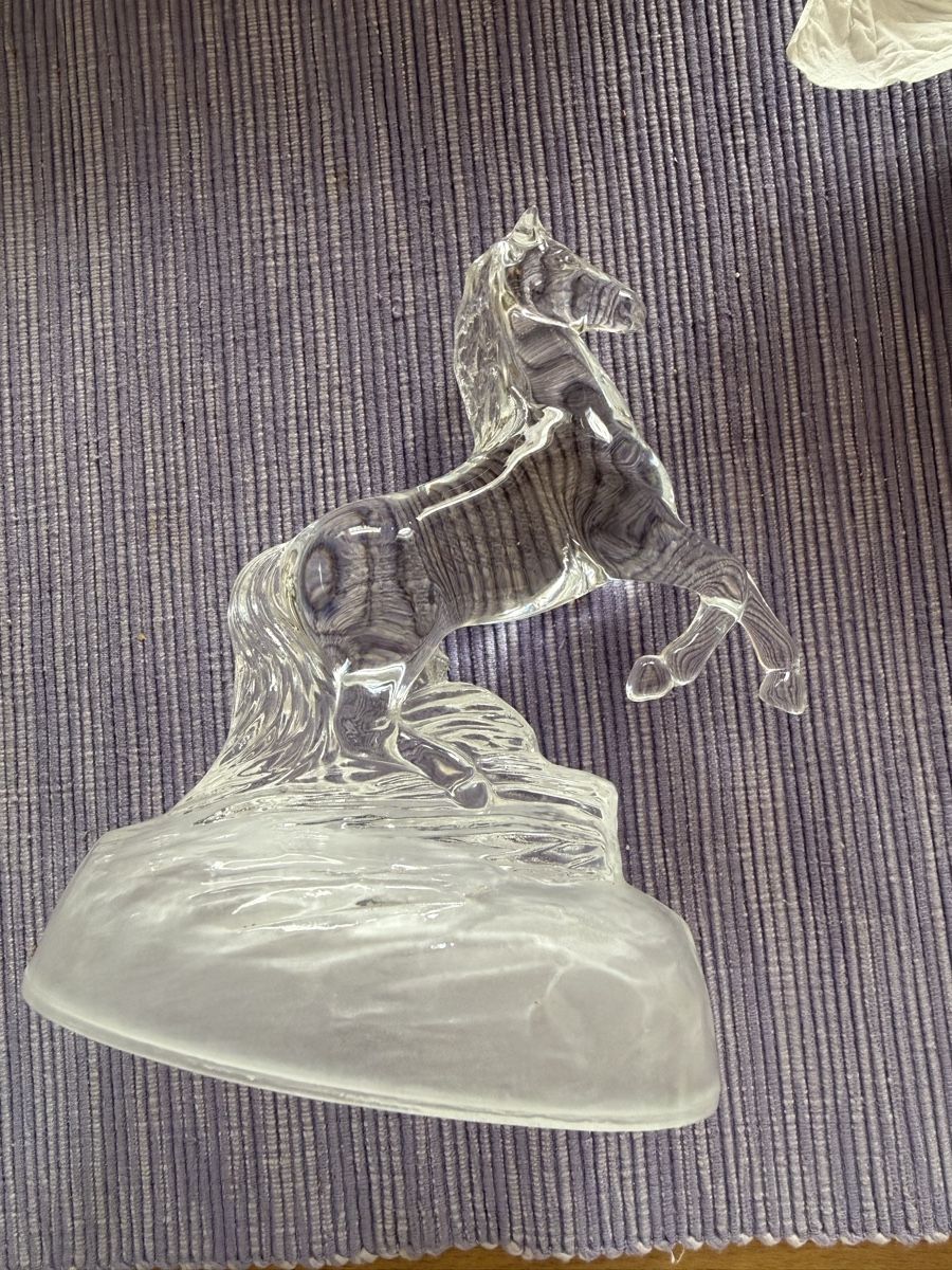 Skulpturen & Statuen: Pferd Figur Glas  – Neu (gemäss Beschreibung) aus Effretikon von sbu_f527 2