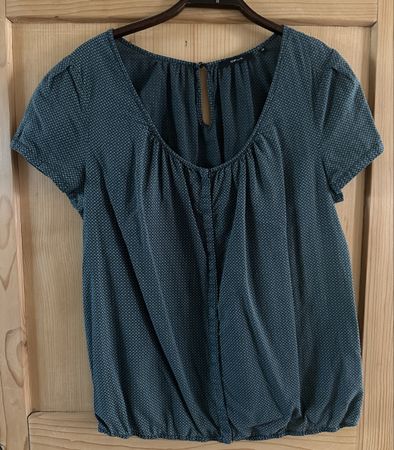 Dunkelgrüne Bluse von OPUS, Gr 38