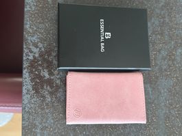 Kartenetui Essential Bag rosa mit Reissverschluss neu