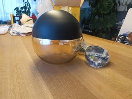 Industrial style Lampe, moderne Glas Lampe schwa (unbenutzt)