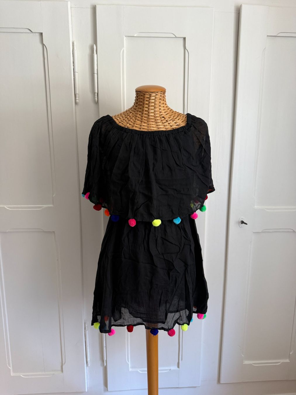 Kleider: PITUSA - Boho Kleid schwarz S – Gebraucht aus Zürich von Diazaio
