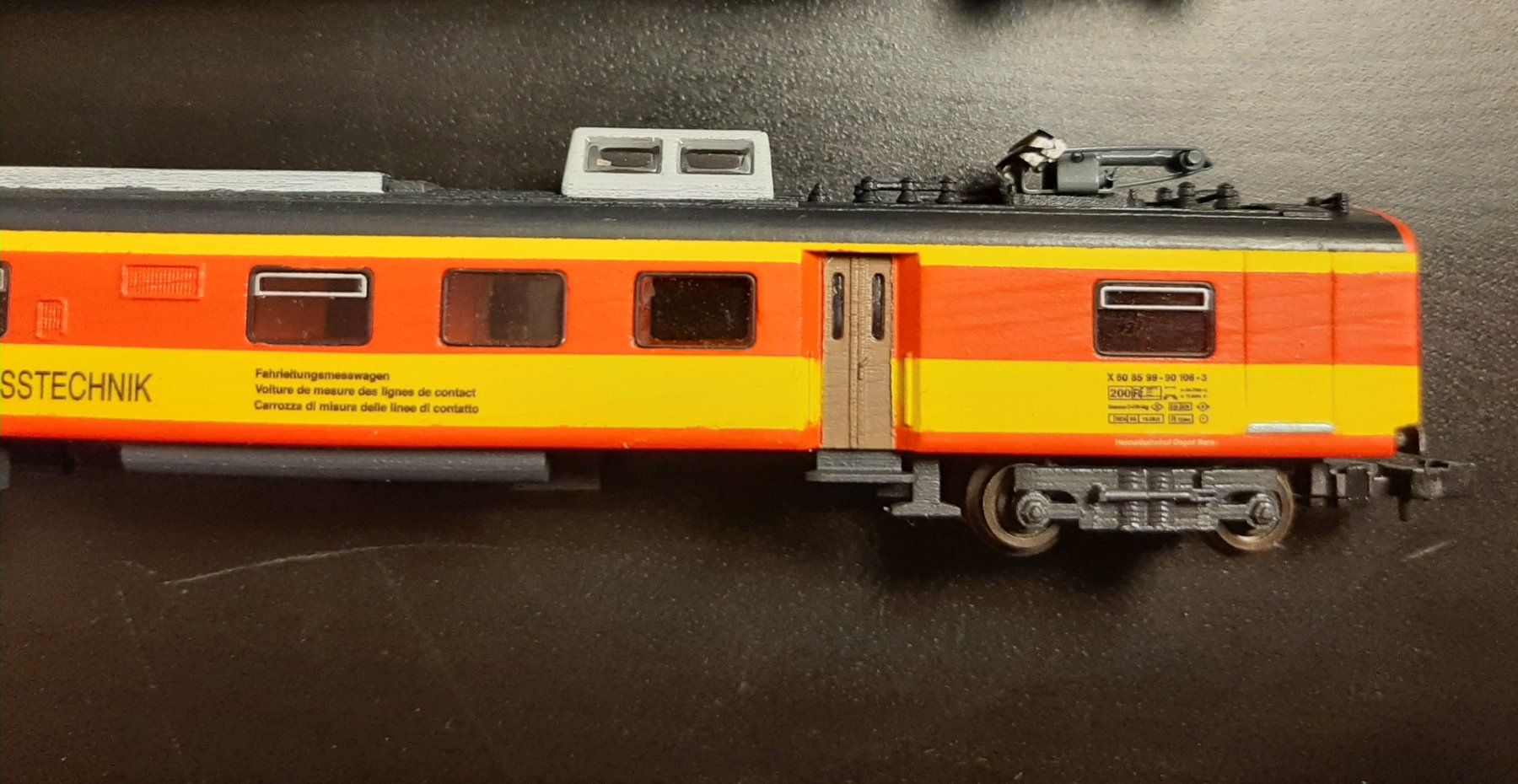 Modellini di ferrovie: Fahrleitungsmesswagen SBB – Usato da Colombier NE venduto da Couscous12 4