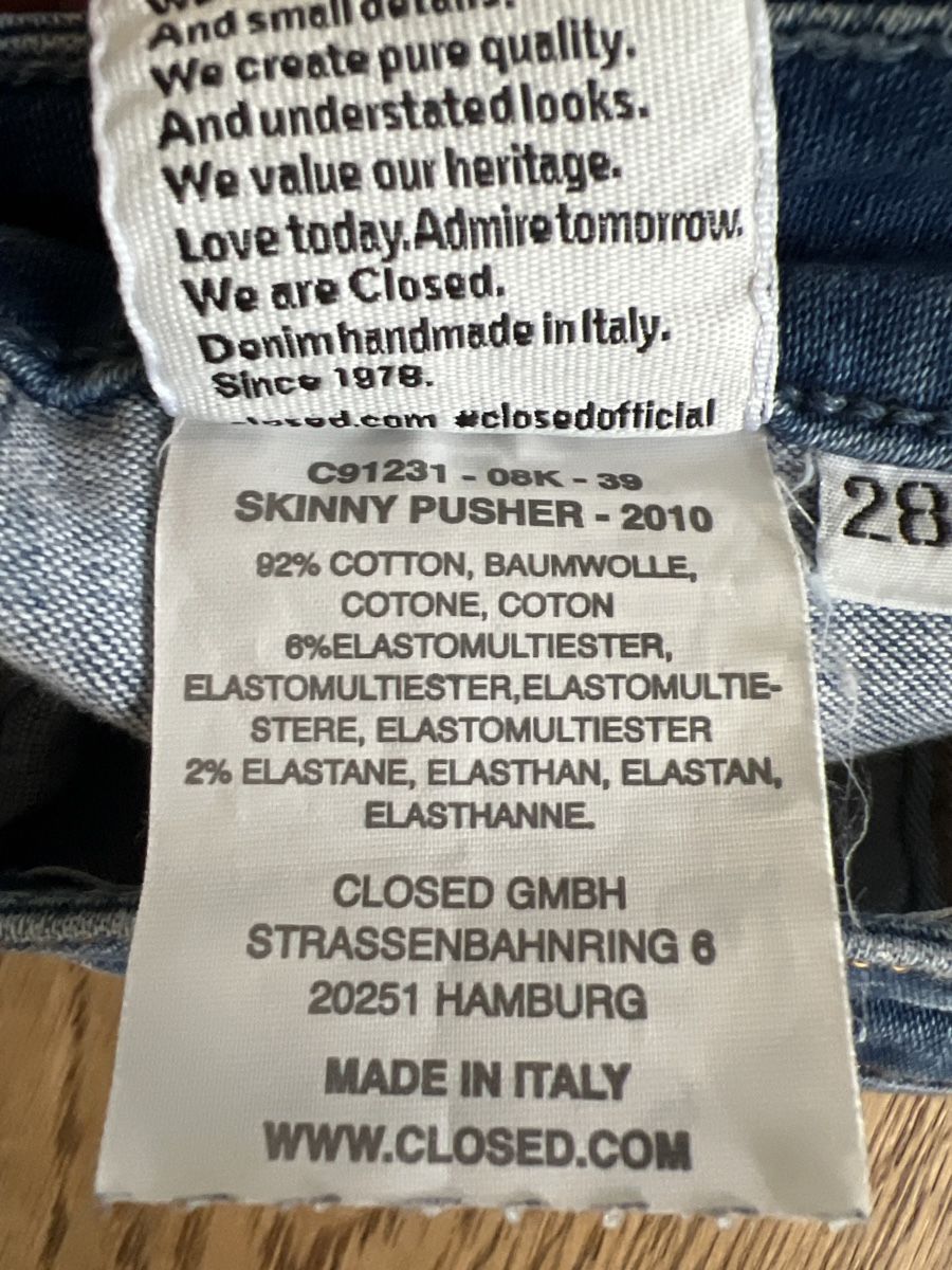 Closed Jeans: Jeans Skinny Pusher von Closed – Nuovo (secondo la descrizione) da Ins venduto da ann_wp7f 4