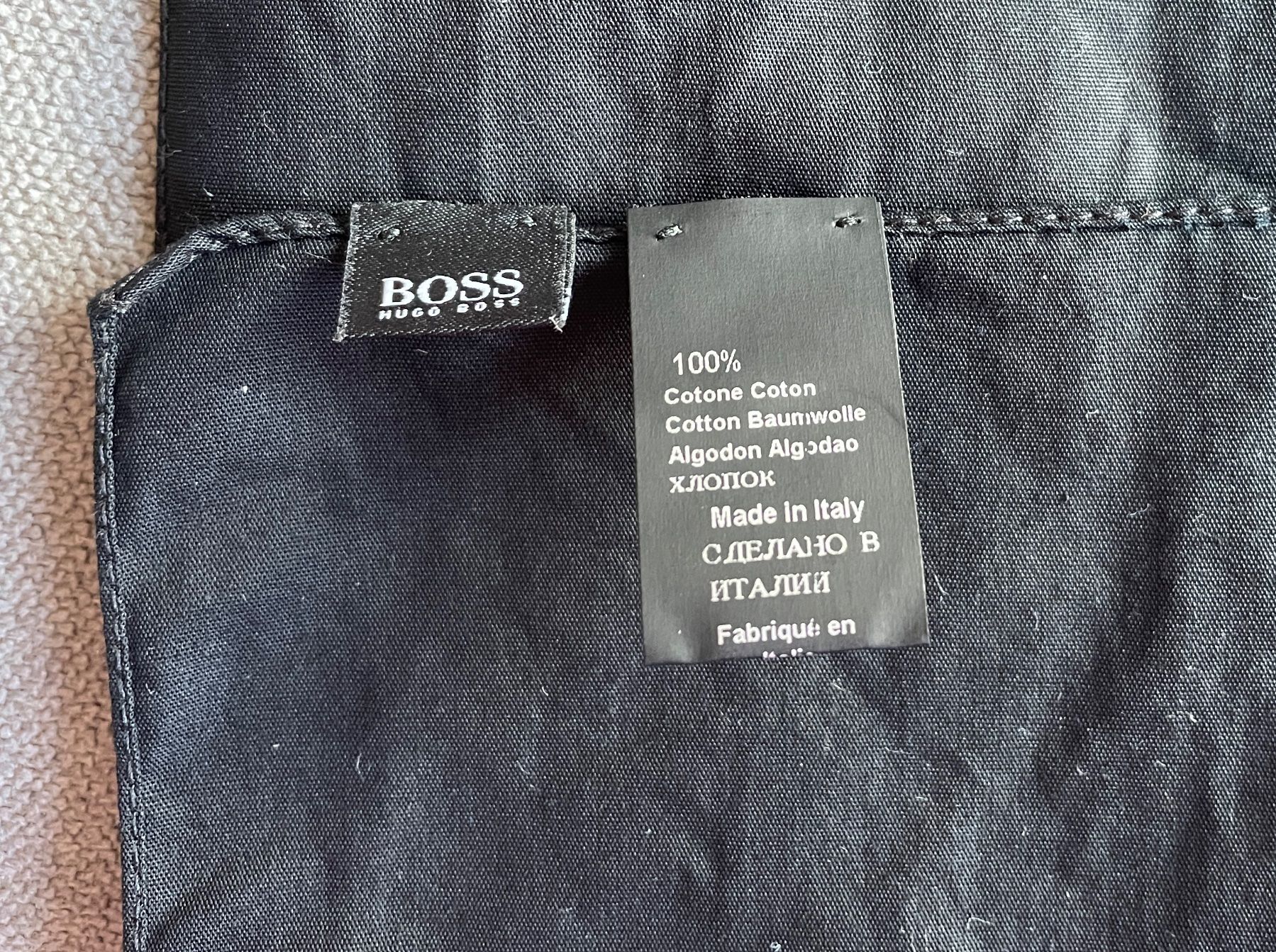 Hugo Boss Foulard & Sciarpe: Hugo Boss Einstecktuch, schwarz – Nuovo (secondo la descrizione) da Gümligen venduto da soleil149 3
