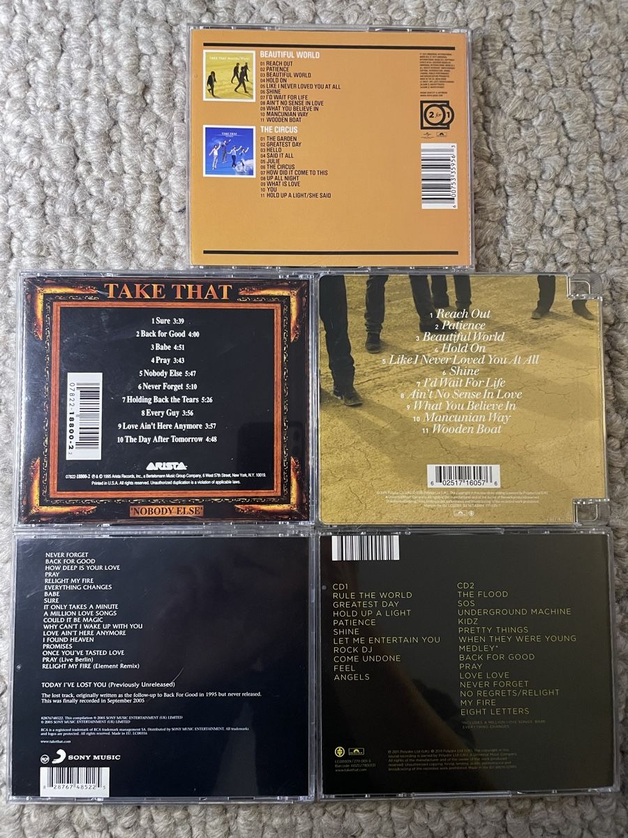 CD: 5x Take That – Nuovo (secondo la descrizione) da Reinach AG venduto da trigger7811 1