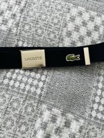 Gürtel Lacoste schwarz mit Metallschnalle guter Zustand