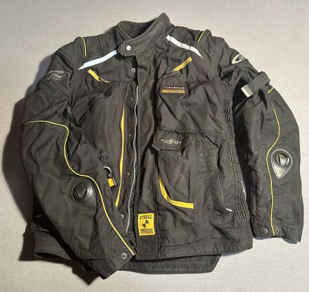 Motorrad-Cordura Jacke mit integriertem DPS 03 AIRBAG Gr XL
