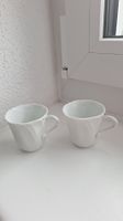 2 Limonges Espresso / Mocca Porzellan Tassen, Neu