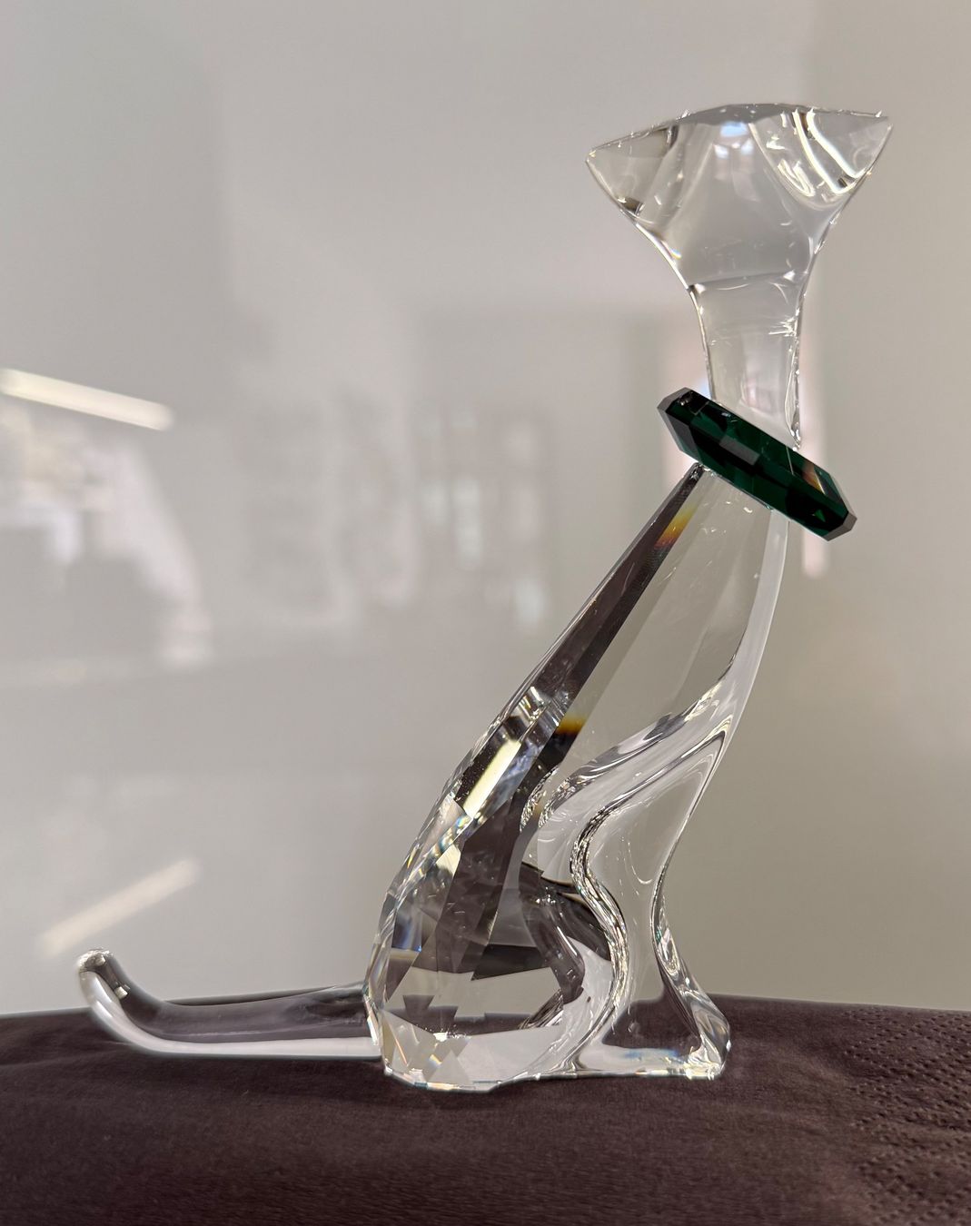 Swarovski Statuette: Swarovski Katze mit Halsband – Usato da Triesen venduto da cla_q2js 1