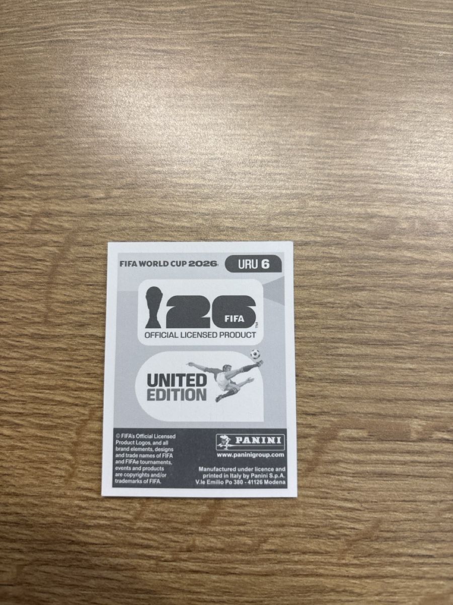 Panini Carte collezionabili: Panini Fifa WM 2026, URU 6 – Nuovo (secondo la descrizione) da Niederwil AG venduto da pat_l6fn 1