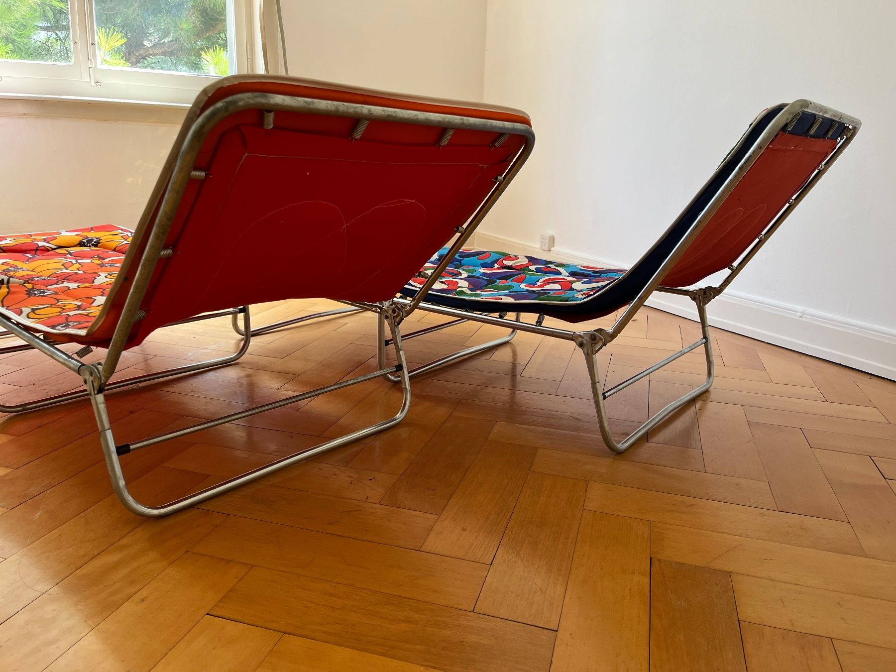 Sedie a sdraio: Vintage Liegestühle 60er 2er Set – Usato da Zürich venduto da Dimitreezer 3