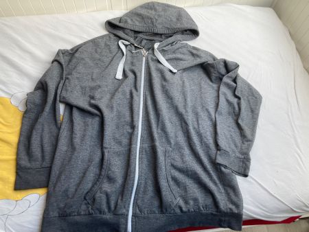Rainbow Kapuzenjäckli /Hoodie, Dungelgrau, Gr. 42