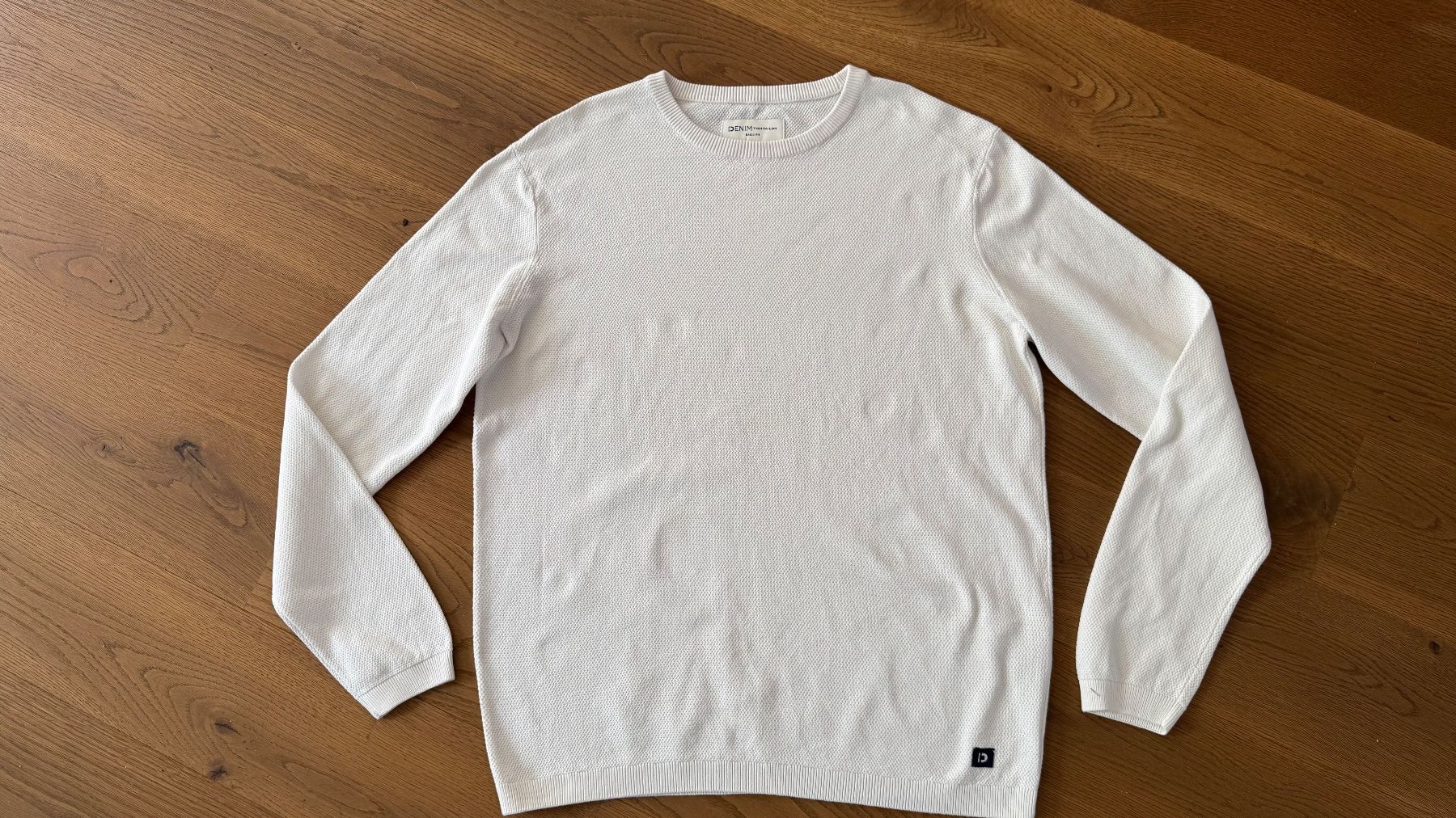 Tom Tailor Pullover & Sweatshirts: Tom Tailor Denim Herrenpullover Basic Fit Creme Gr. L – Gebraucht aus Riehen von To120 5