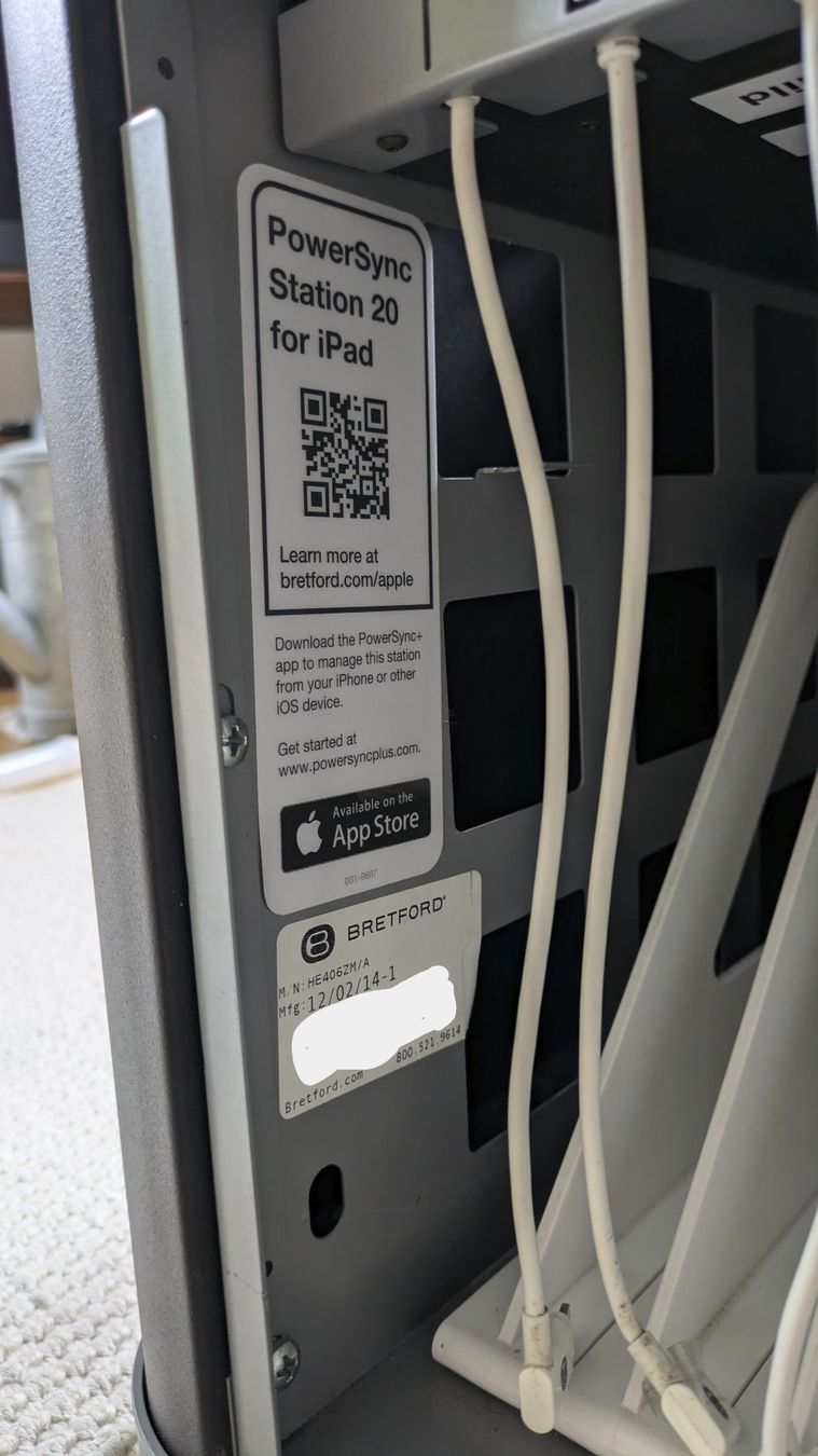 Caricabatterie: iPad Ladestation (Bretford HE406 PowerSync Station 20) – Usato da Thun venduto da arkazwuck 4