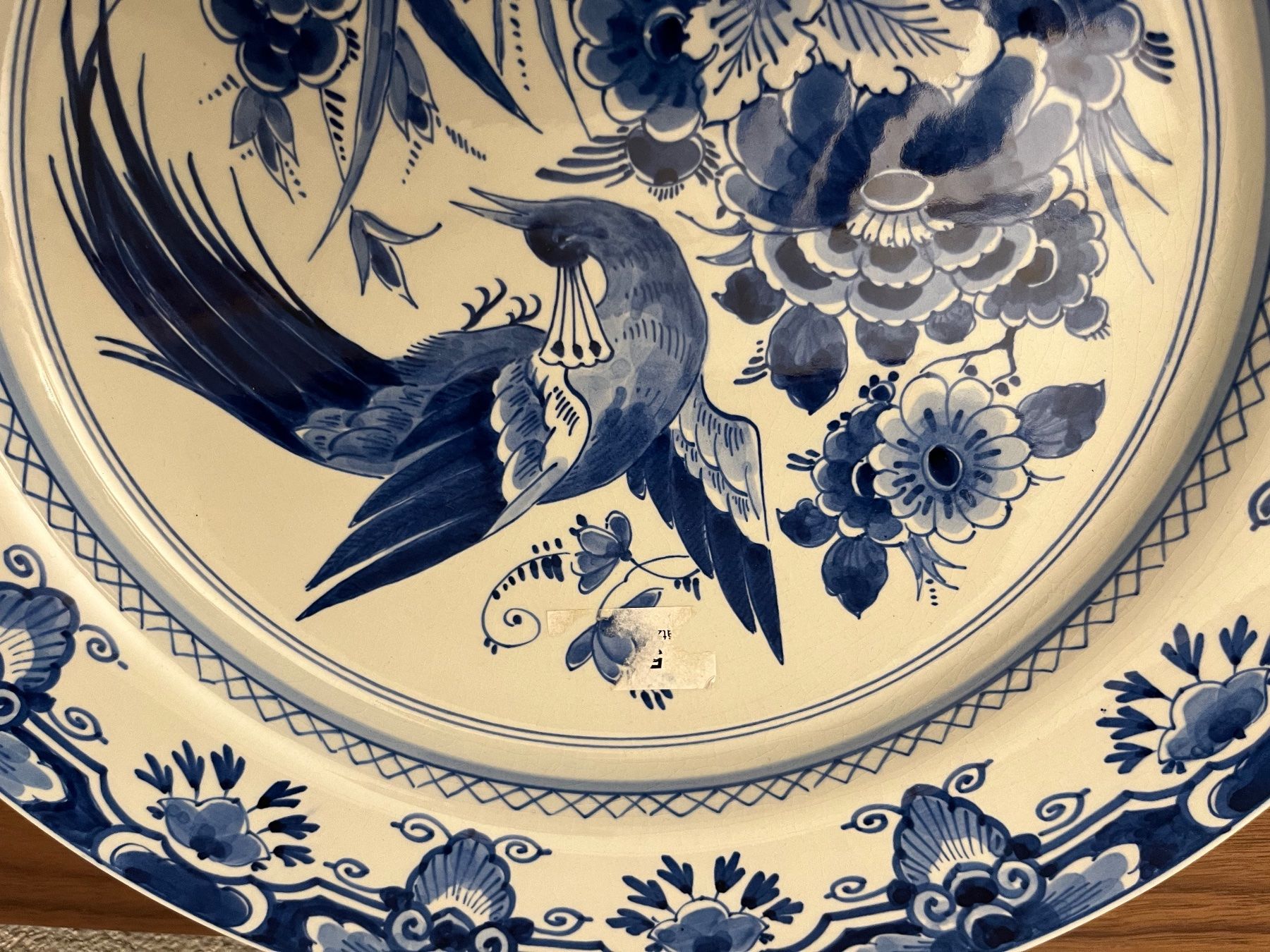 Teller: Grosse Wandteller Delft. Handbemalt & signiert. 35cm – Gebraucht aus Cham von krikk0200 3