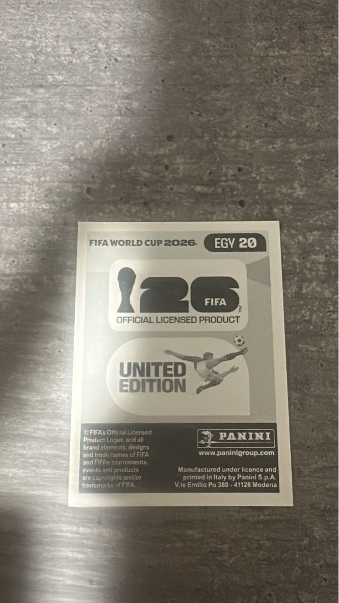 Panini Carte collezionabili: EGY 20 , FIFA WORLD CUP 2026 PANINI  – Nuovo (secondo la descrizione) da Frauenfeld venduto da 1PegPeg1 1