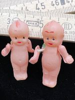 2 Rare Miniatur Kewpie Doll Twins Toy Puppenhaus Krämerladen