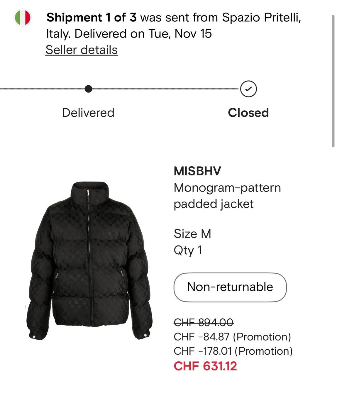 Misbhv Giacche: MISBHV monogram-print jacket – Nuovo (secondo la descrizione) da Sevelen venduto da daVinci02 2