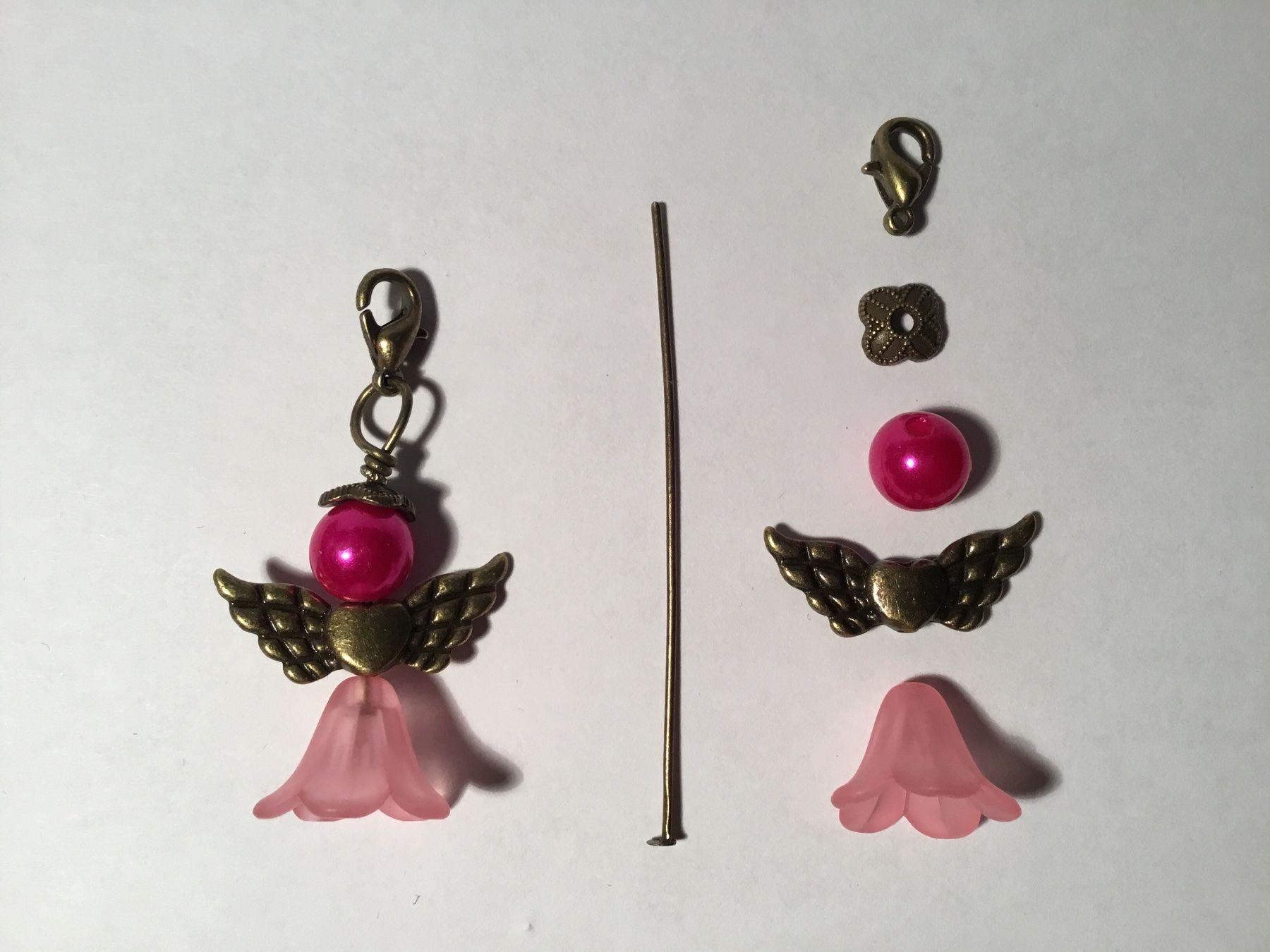 Sonstiges Spielzeug & Basteln: Bastelset Engel 6-teilig bronze/pink – Neu (gemäss Beschreibung) aus Winterthur von Trinity159 1