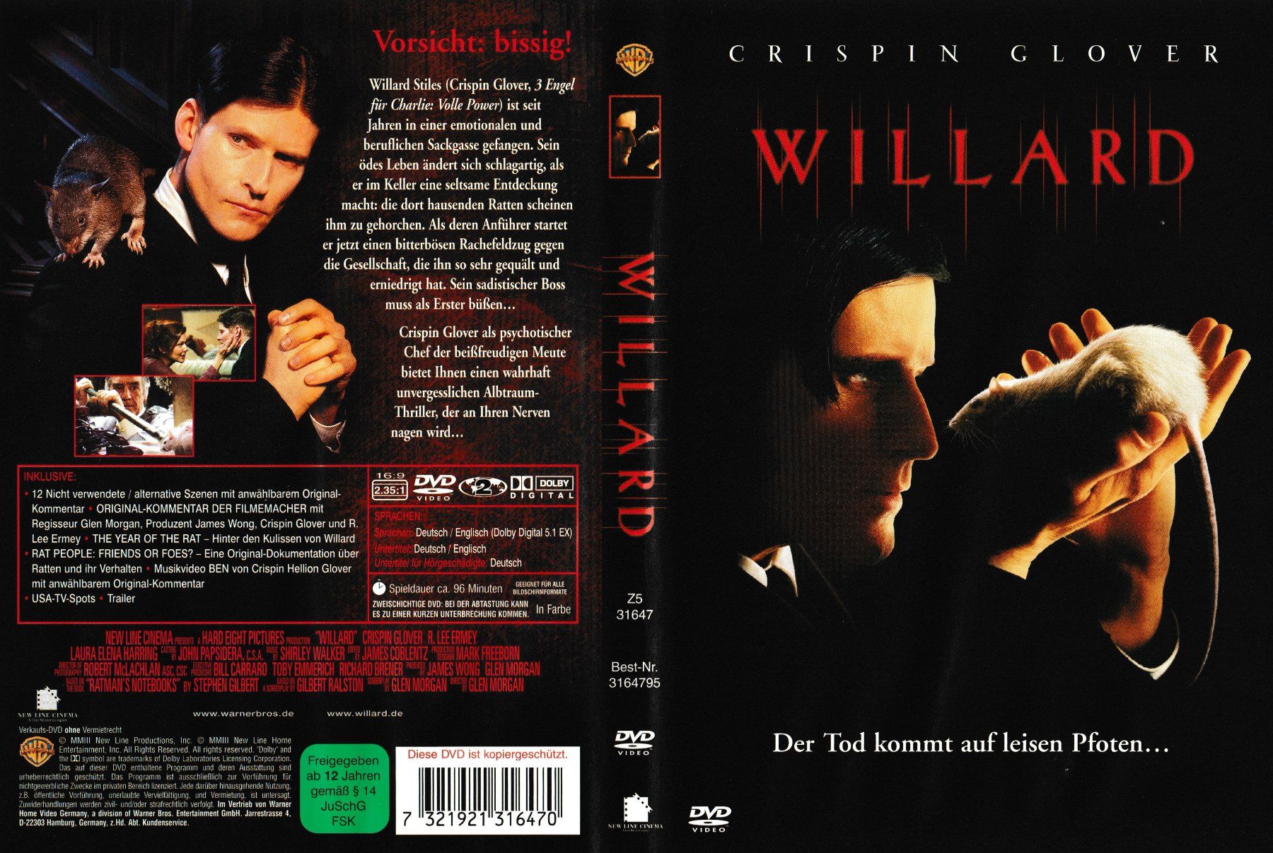 Alle DVDs: DVD - Willard – Gebraucht aus Langnau am Albis von MediaRescuerKeLoX