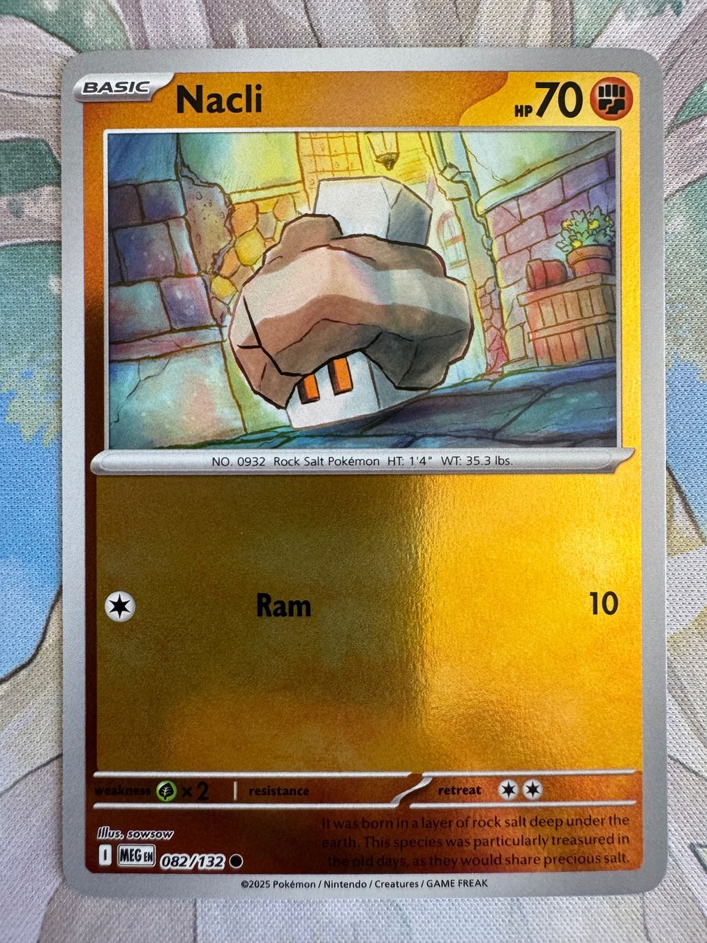 Pokémon Carte collezionabili: Pokémon TCG - Nacli Reverse (MEG082) Mega Evolution – Nuovo (secondo la descrizione) da Oberwil BL venduto da Chelsea26