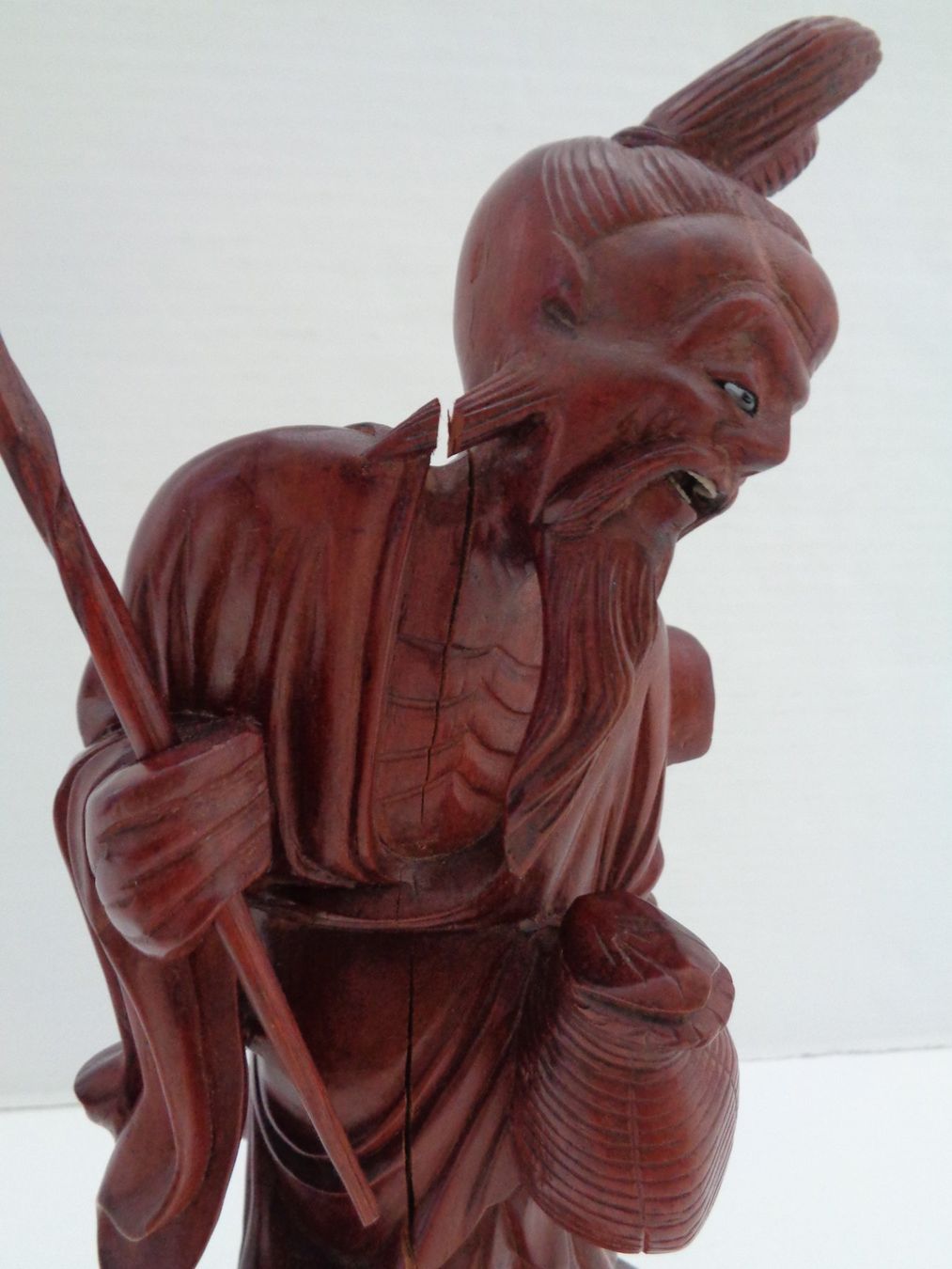 Sculptures & Statues: Chinesische Holzfigur handgeschnitzt - Mönch – D'occasion à Chur par omonia 6