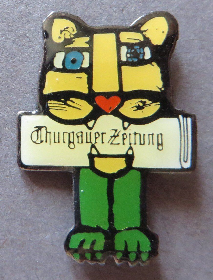 Plaketten & Abzeichen: PIN, LÖWE THURGAUER ZEITUNG – Gebraucht aus Neuhausen von luckimucki