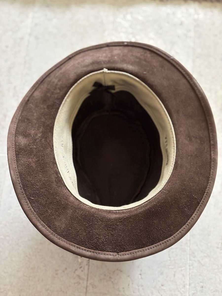 Hüte, Mützen & Caps: Sam's Action Hats USA, brauner Lederhut Grösse S – Neu (gemäss Beschreibung) aus Bellach von Legdance 3