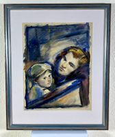 Hochwertiges Aquarell signiert und datiert wertvoll gerahmt