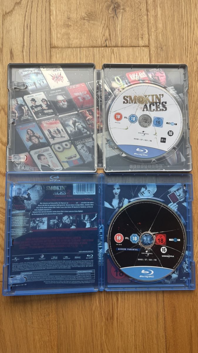 Tutti i DVDs: Smokin' Aces 1 Steelbook +2 Blu-ray – Usato da Weiach venduto da PatGianPro 2