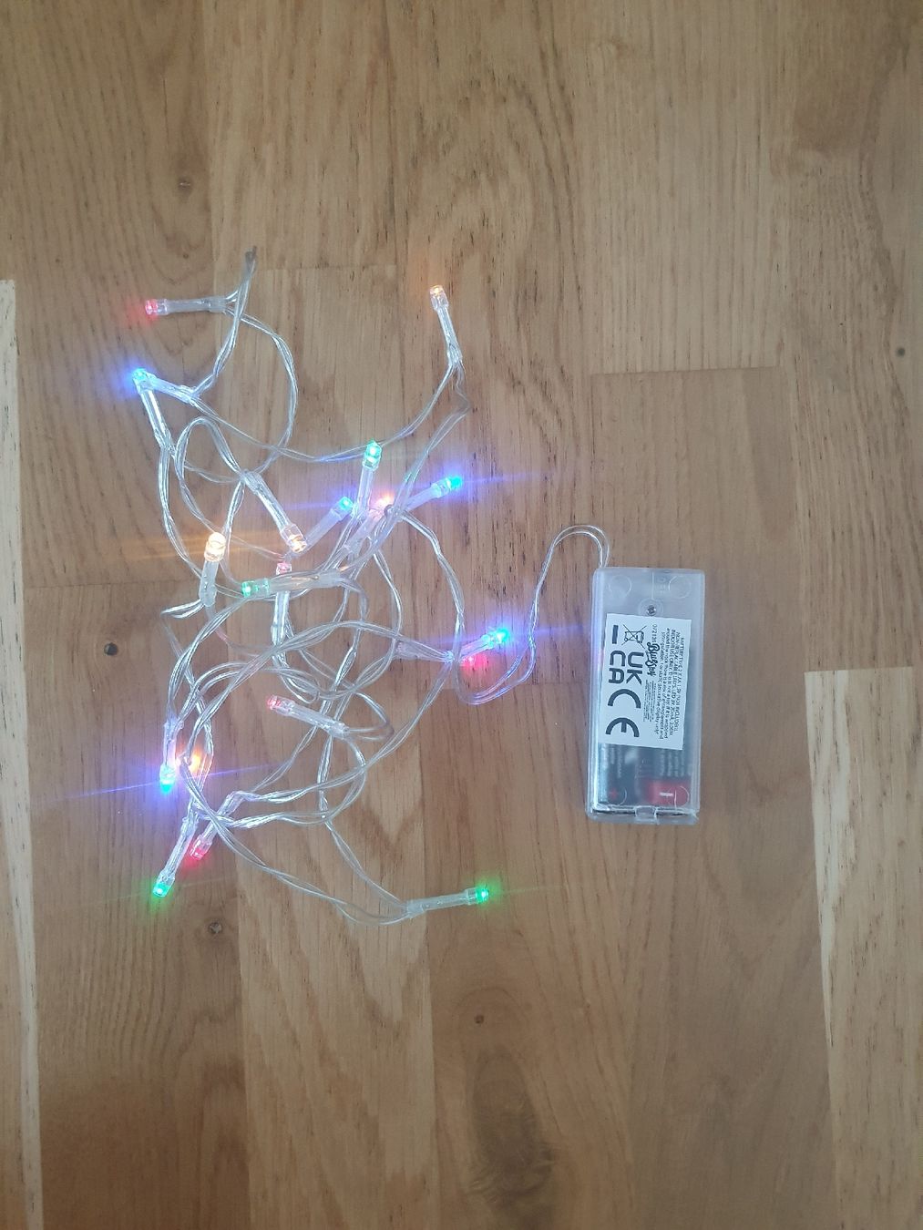Lichterketten & Leisten: Weihnachts Lichterkette, batteriebetrieben – Gebraucht aus Moosseedorf von Sonnenschein..