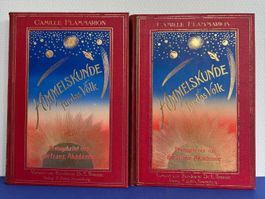 C. Flammarion. Himmelskunde für das Volk. 1890. 2 Bände