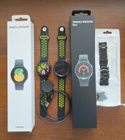 Samsung Galaxy Watch 5 Pro UND Watch 5 40mm - 2 Smarte Uhren