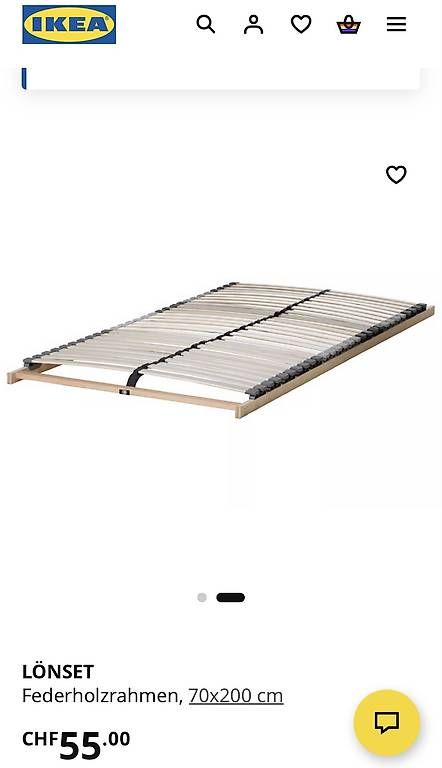 Betten: Bett mit Matraze 140x200cm – Gebraucht aus Kloten von nin_hb6n 3