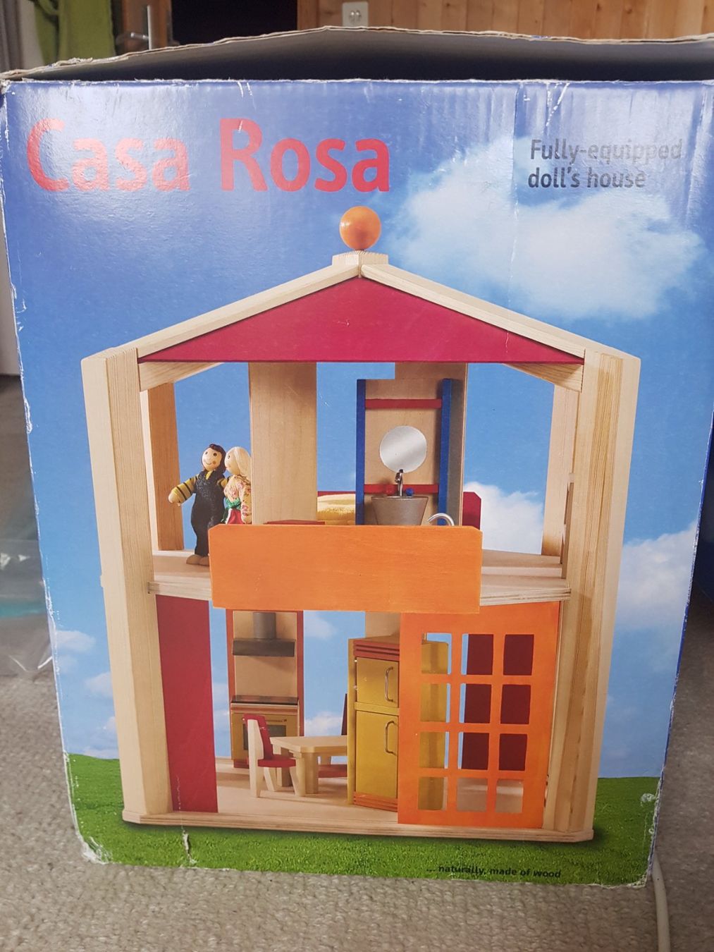 Selecta Case e mobili per bambole: Puppenhaus Casa Rosa von Selecta – Usato da Rigi-Kaltbad venduto da Marion_Fercher 1