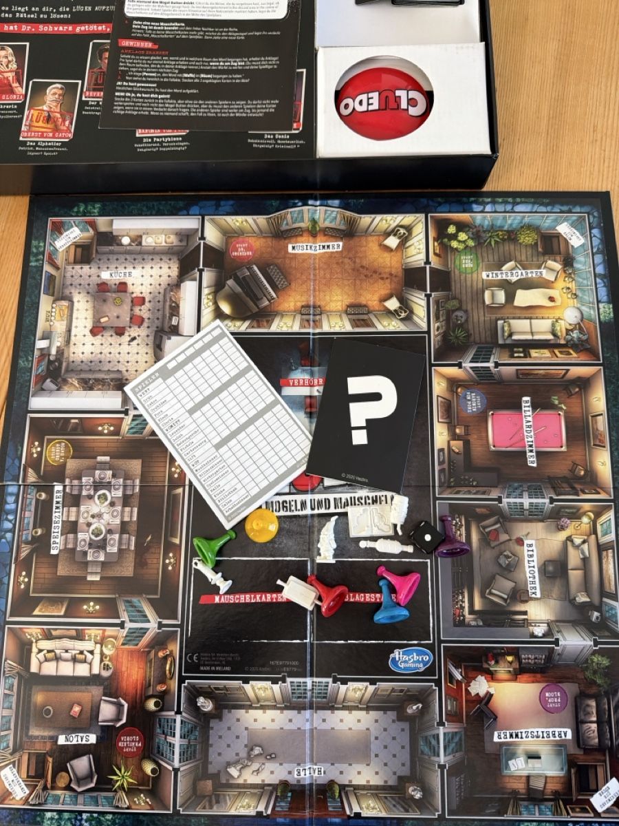 Hasbro Giochi: Cluedo - Mogeln und Mauscheln – Usato da Niederglatt ZH venduto da sim_gj7s 2