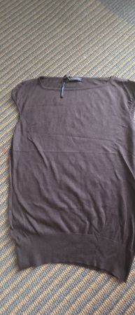 Damen Top Seide/Baumwolle braun Grösse 38 Repeat