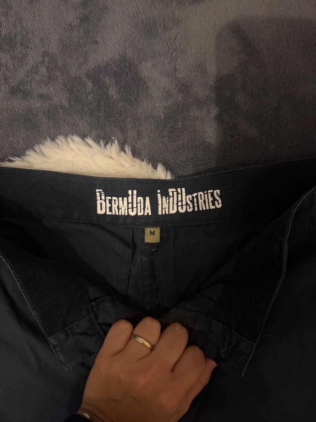 Hosen: Herren Bermudashorts Grösse M, dunkelblau, 100 % Baumwolle – Gebraucht aus Künten von bel_6wn2 1