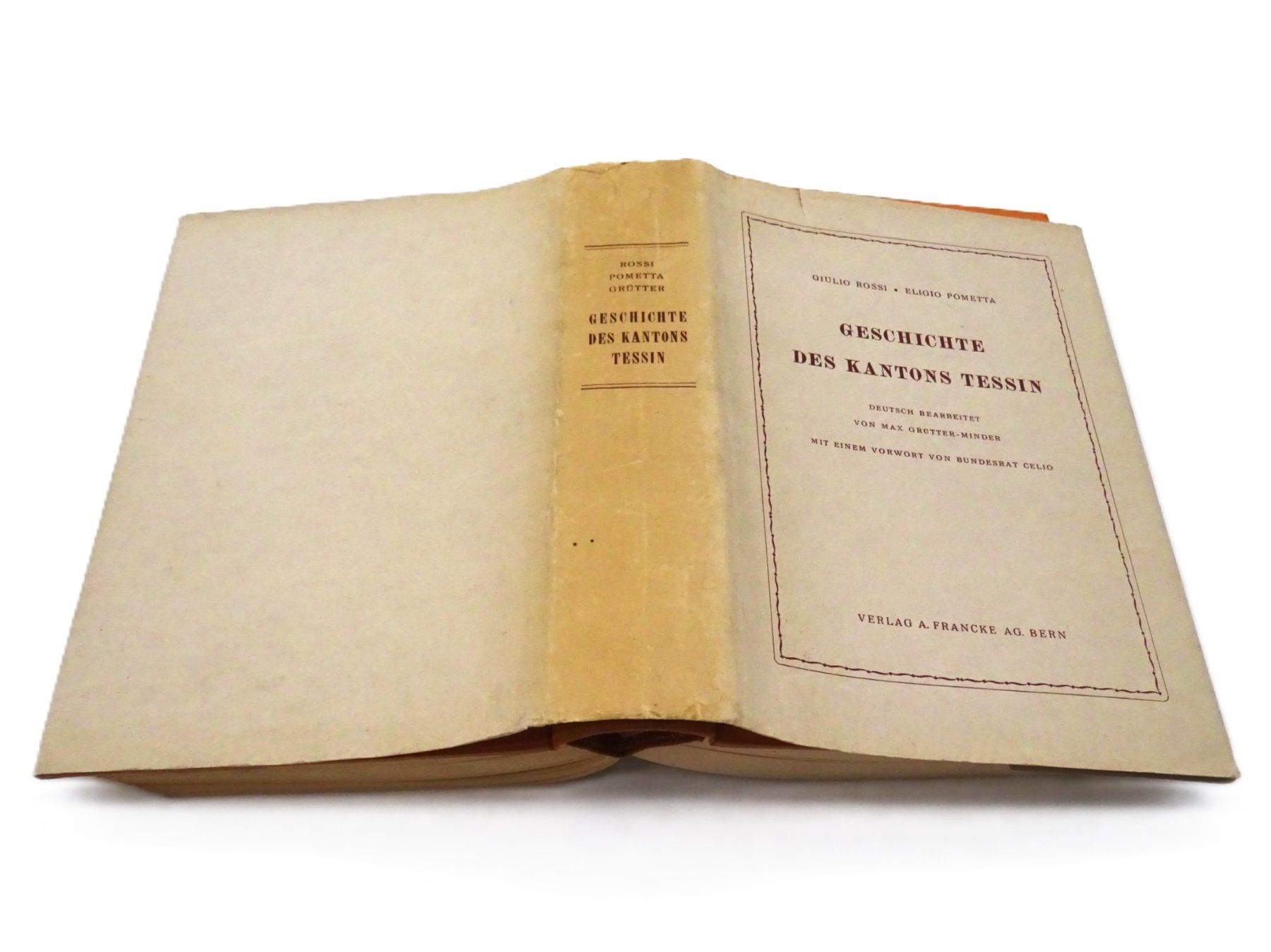 Bücher: Geschichte des Kantons Tessin – Gebraucht aus Winterthur von Restwert_Winterthur 3