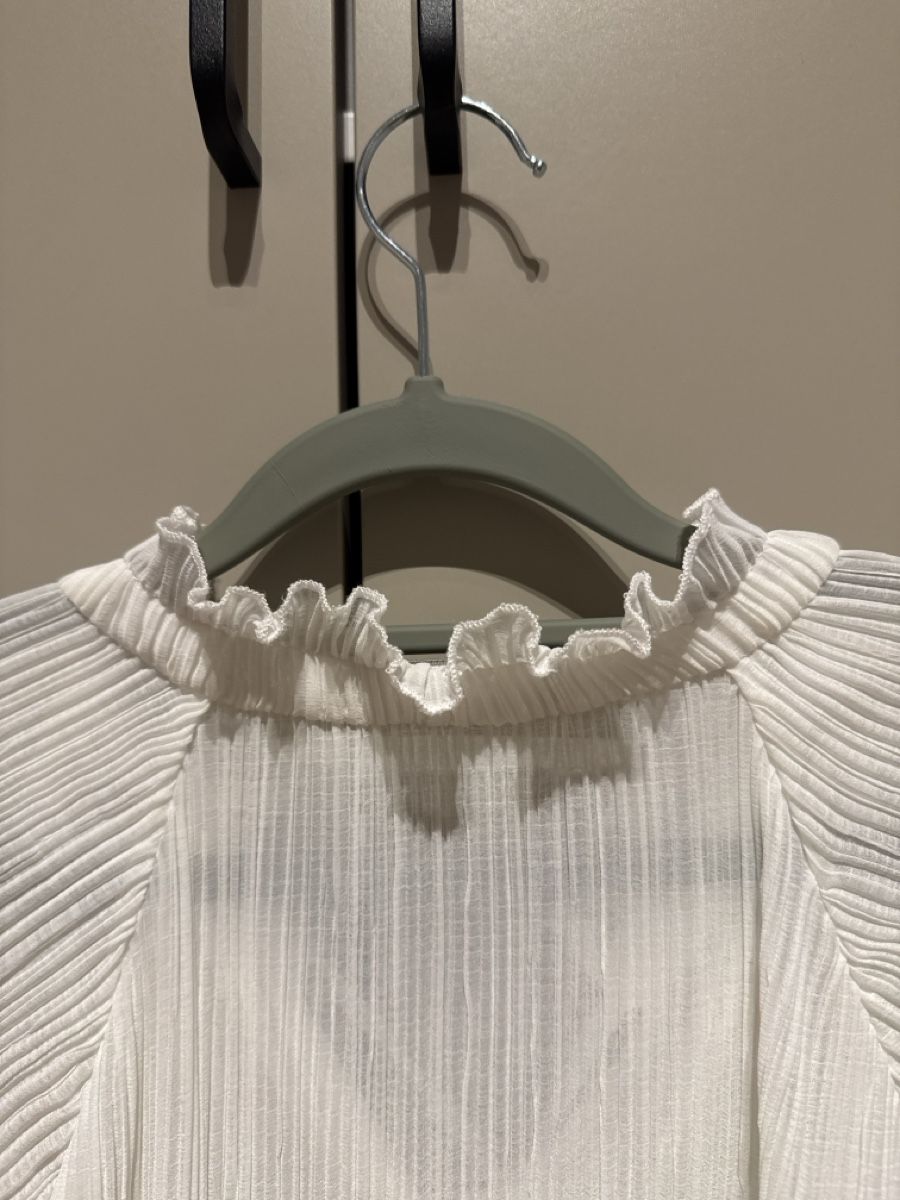 Camicette: Weisse Bluse mit Rüschen – Nuovo e nell'imballaggio originale da Kloten venduto da wan_5gvc 4