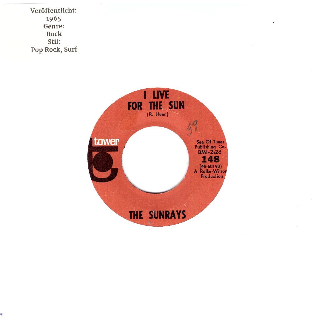 Dischi in vinile: THE SUNRAYS – Usato da Bassersdorf venduto da house-of-vinyl