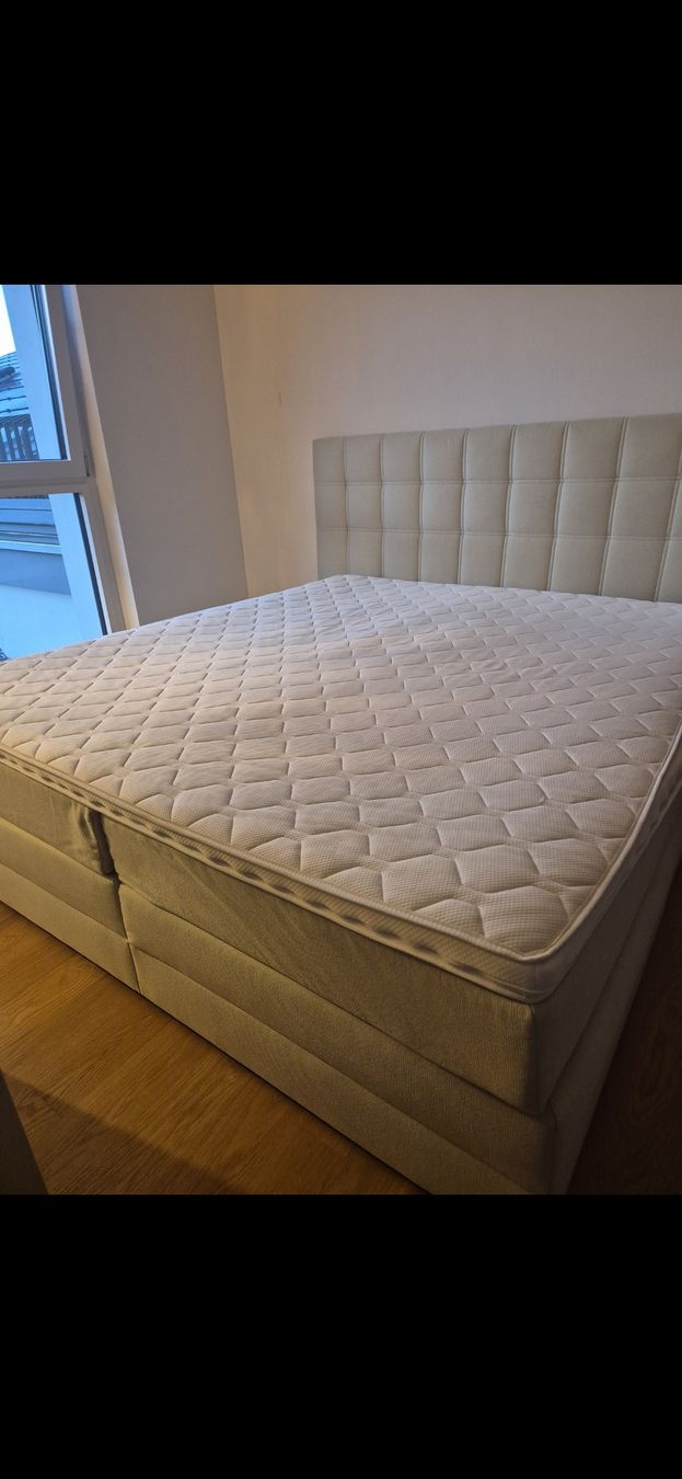 Conforama Betten: Boxspringbett mit Kopfteil hellbeige  – Neu (gemäss Beschreibung) aus Lufingen von ane_mbx8 3