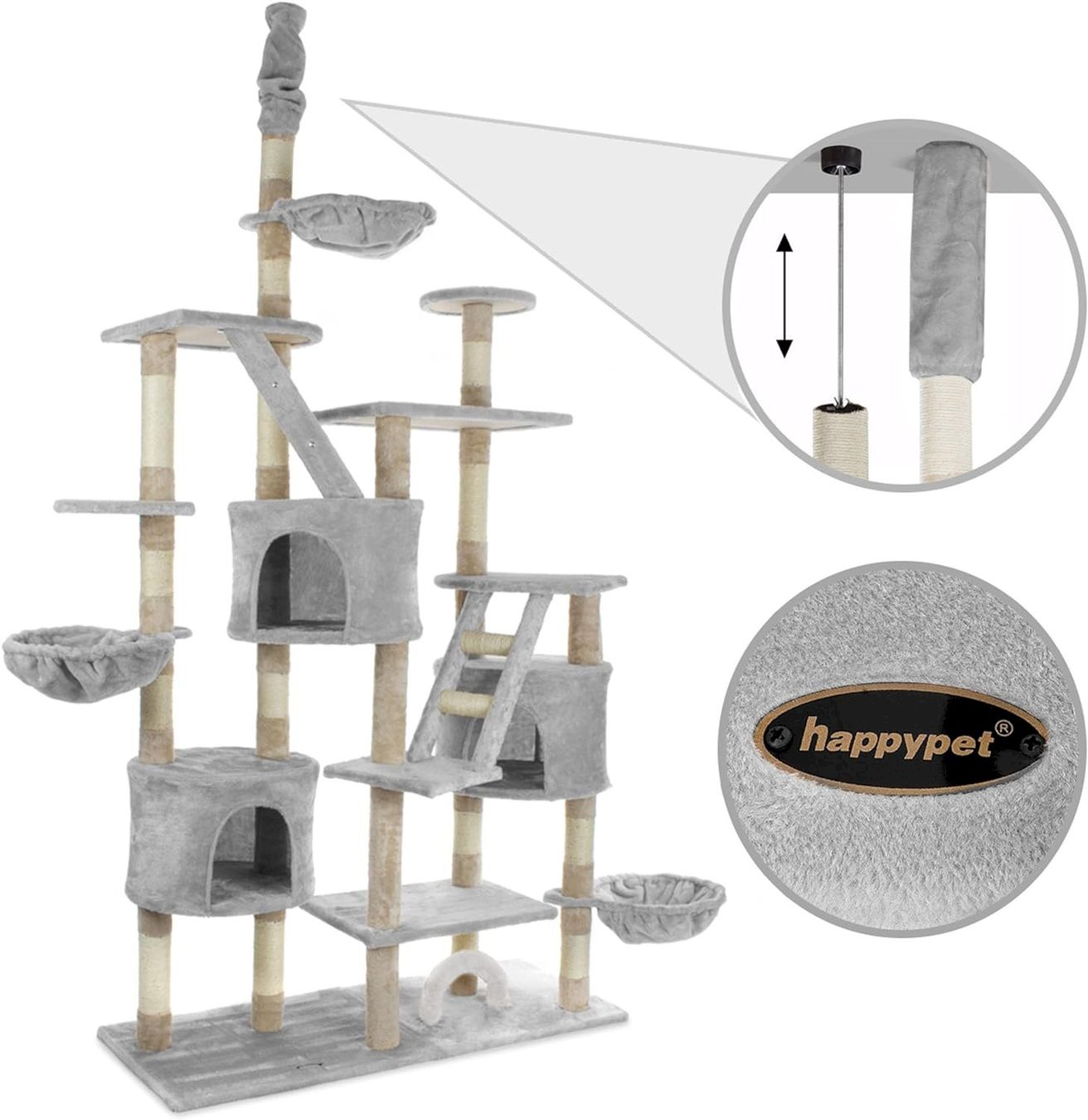 Arbres à chats: Kratzbaum deckenhoch bis 260cm / 20kg – Neuf avec emballage d'origine à Bottighofen par zaap 2